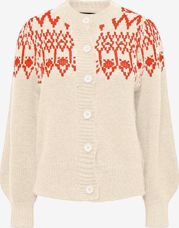 Cardigan 'NYLA' PIECES en beige : devant