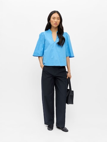 Camicia da donna 'OBJHelia' di OBJECT in blu
