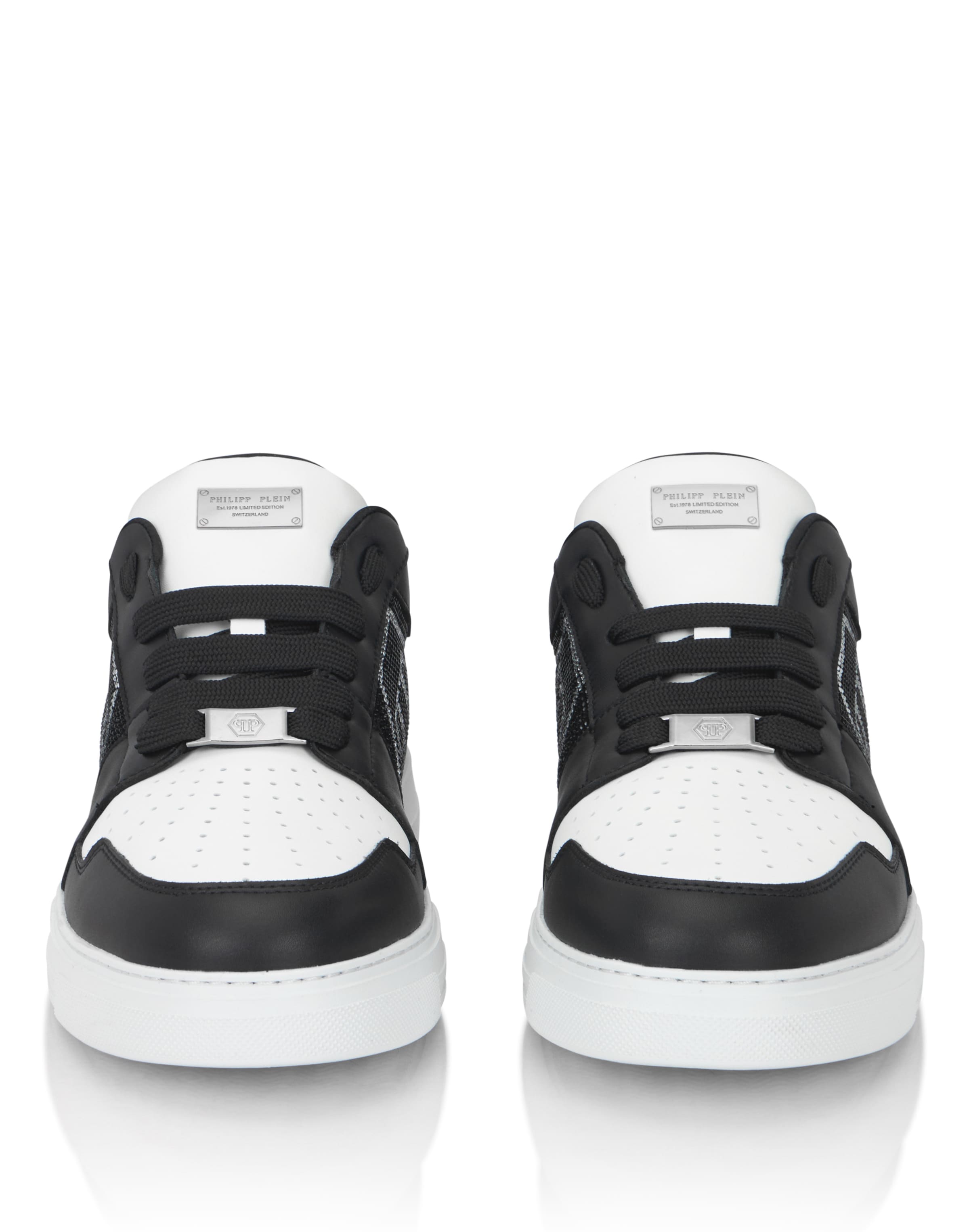 Philipp Plein Sneakers laag 'Hexagon' in Zwart