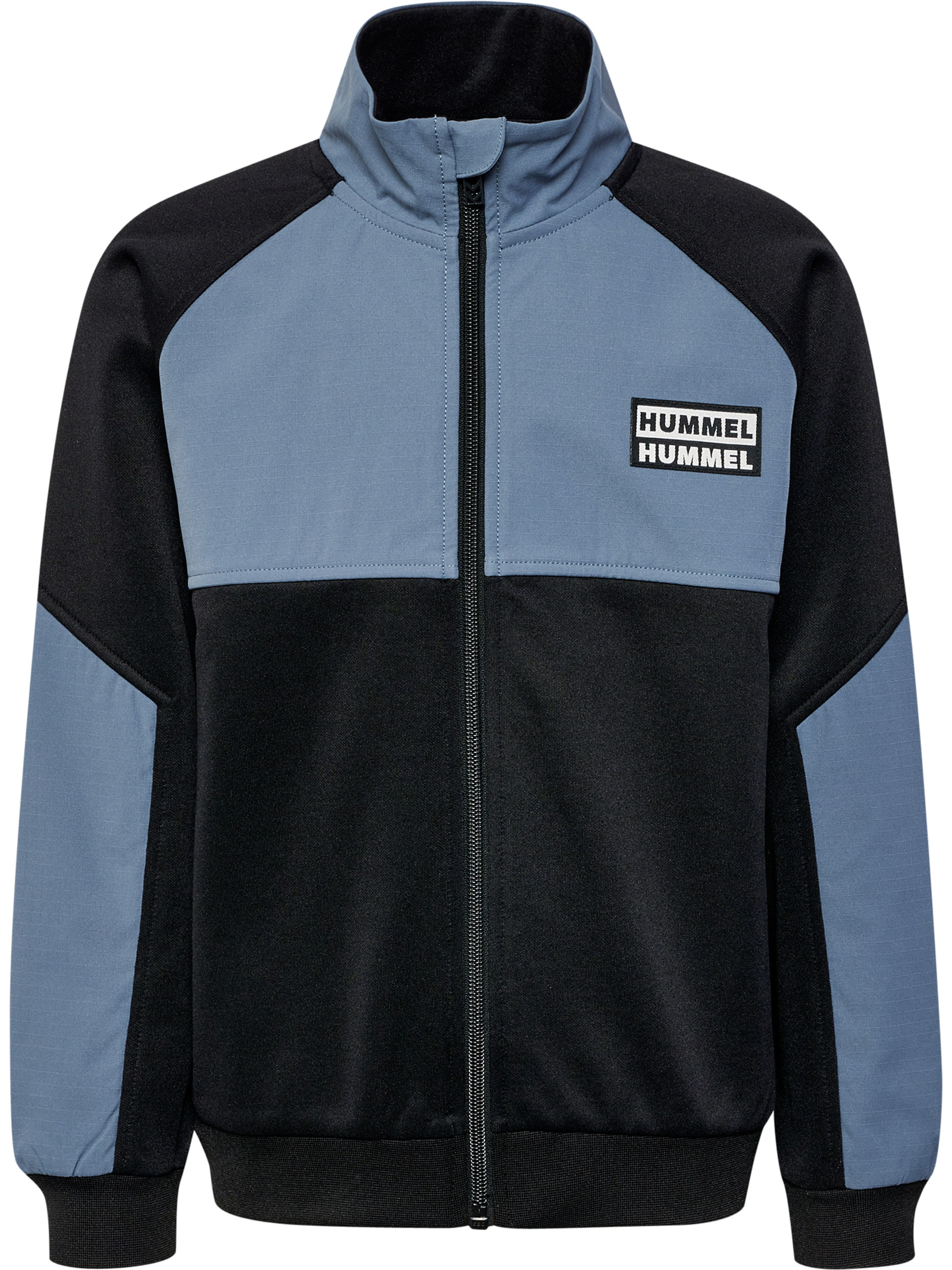 Hummel Sweatvest 'STOP ' in Blauw: voorkant