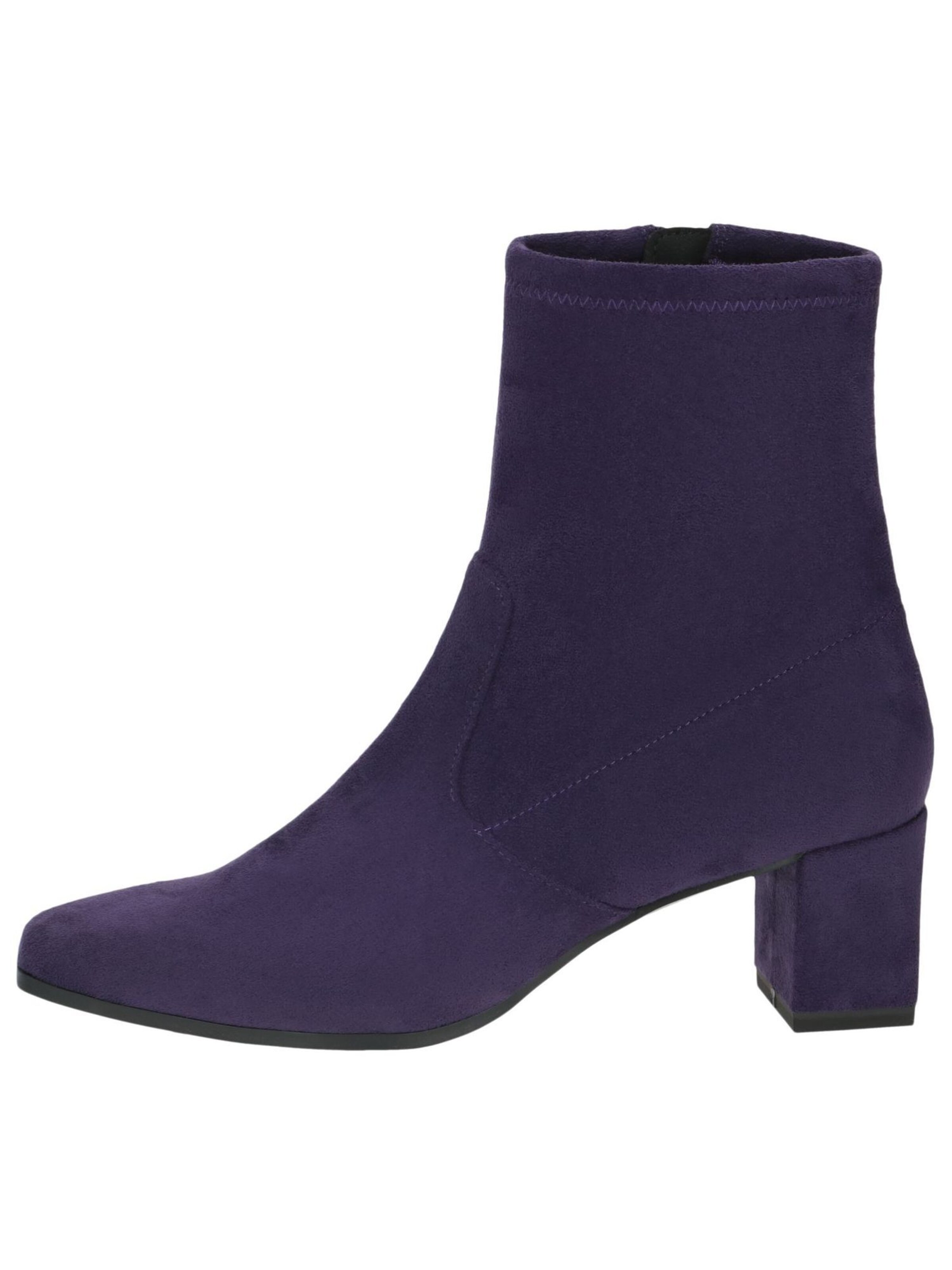 CAPRICE Ankle Boots in Purple