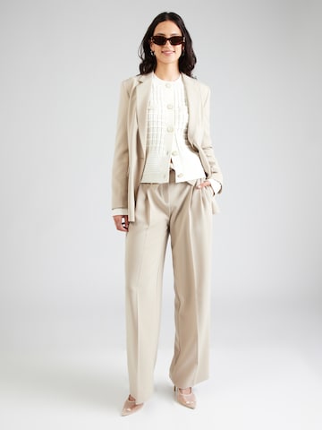 Fabienne Chapot Gebreid vest 'Chin' in Beige