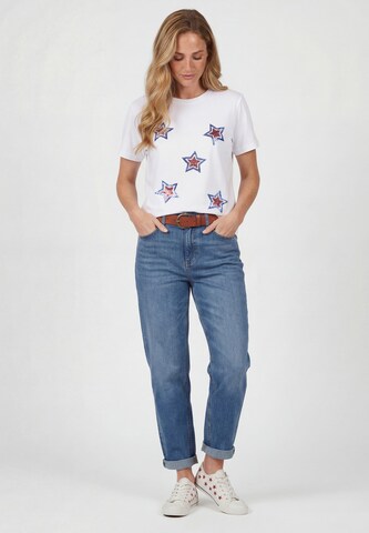 T-shirt usha BLUE LABEL en blanc