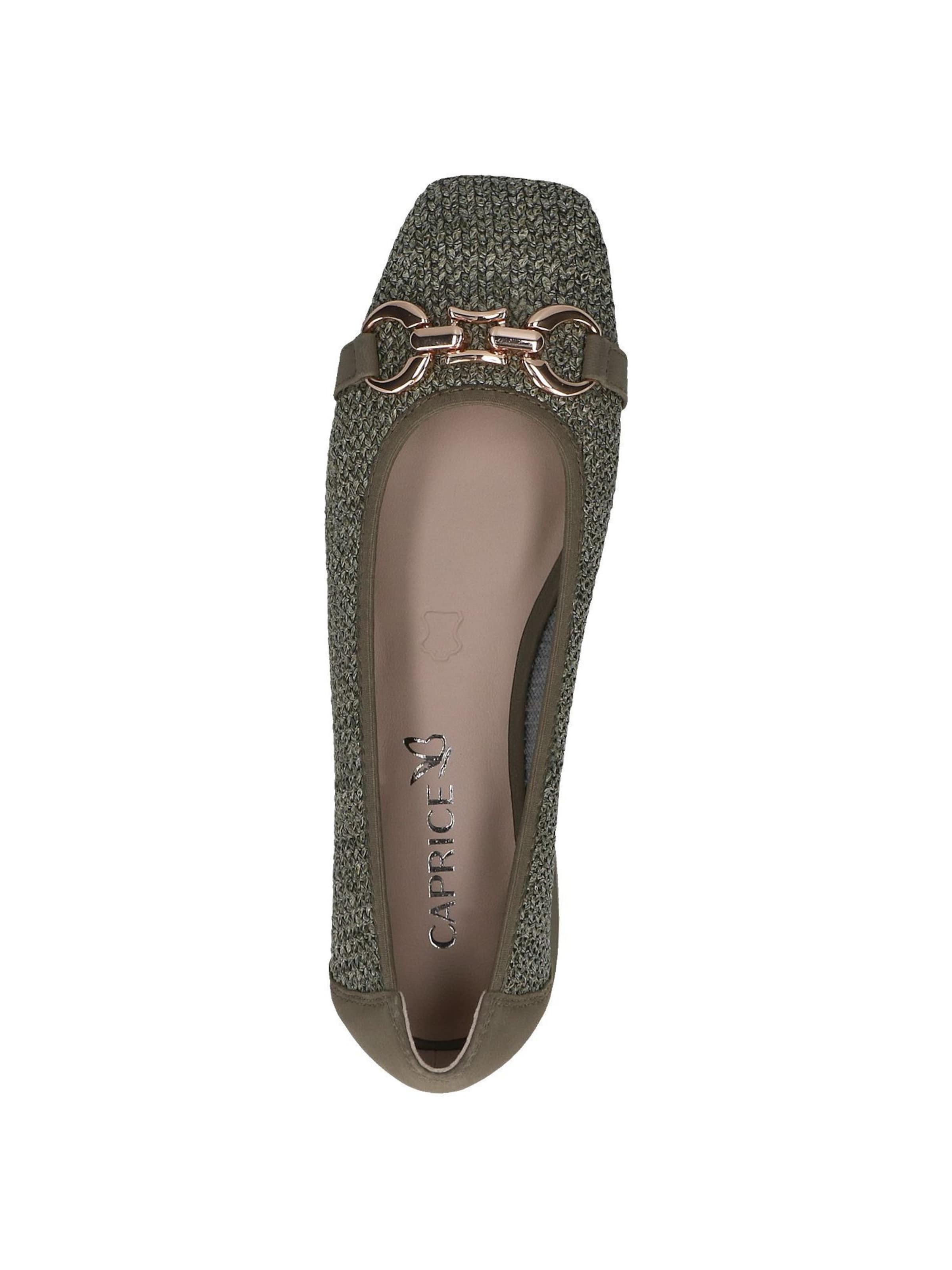 CAPRICE Ballet Flats in Green
