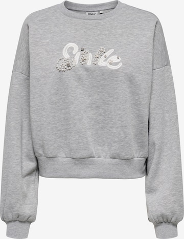 ONLY Collegepaita 'ONLALMA' värissä harmaa: etupuoli