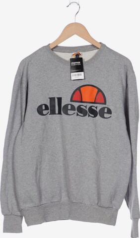 ELLESSE Sweatshirt & Zip-Up Hoodie in L in Grey: front