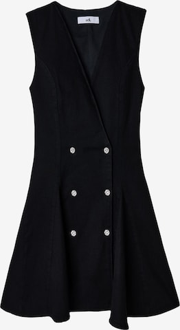 adl Blusenkleid in Schwarz: Vorderseite