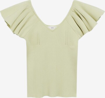 MANGO Shirt 'Lola' in Groen: voorkant