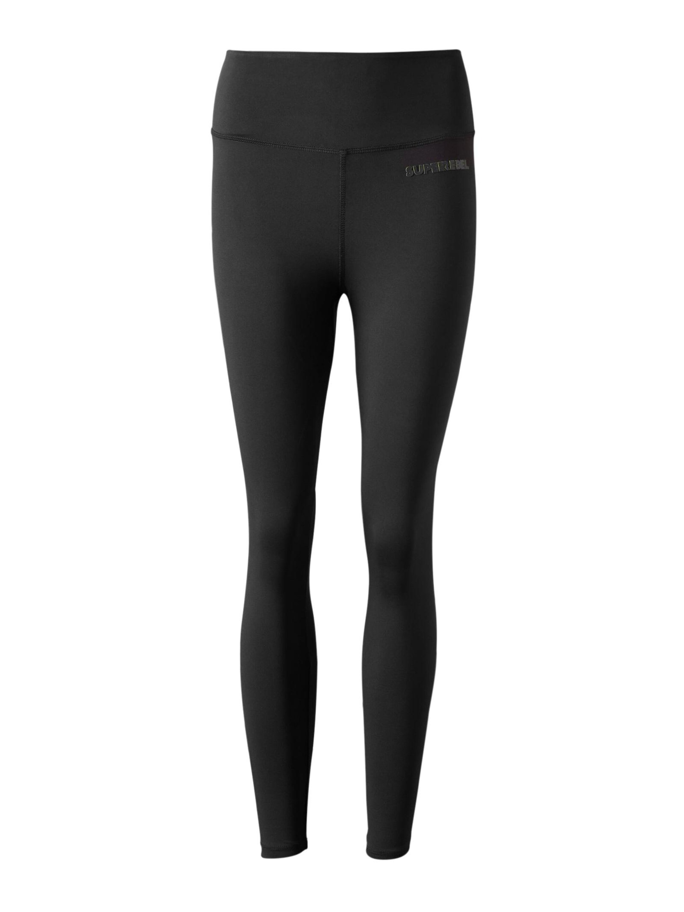 Skinny Leggings 'KATHERINE_' SUPERREBEL® GEAR en noir : devant