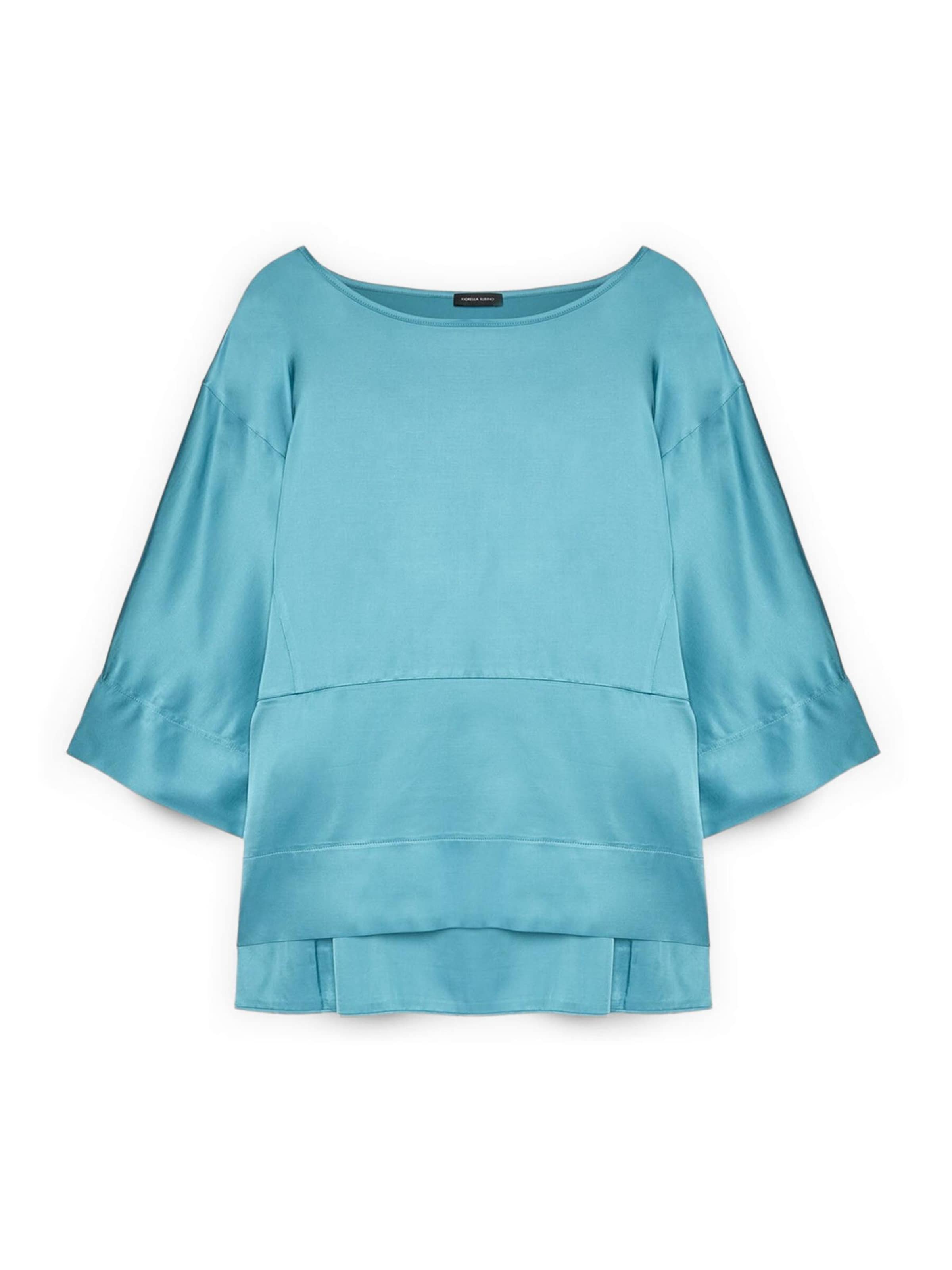 Chemisier Fiorella Rubino en bleu : devant