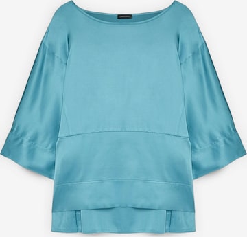 Chemisier Fiorella Rubino en bleu : devant