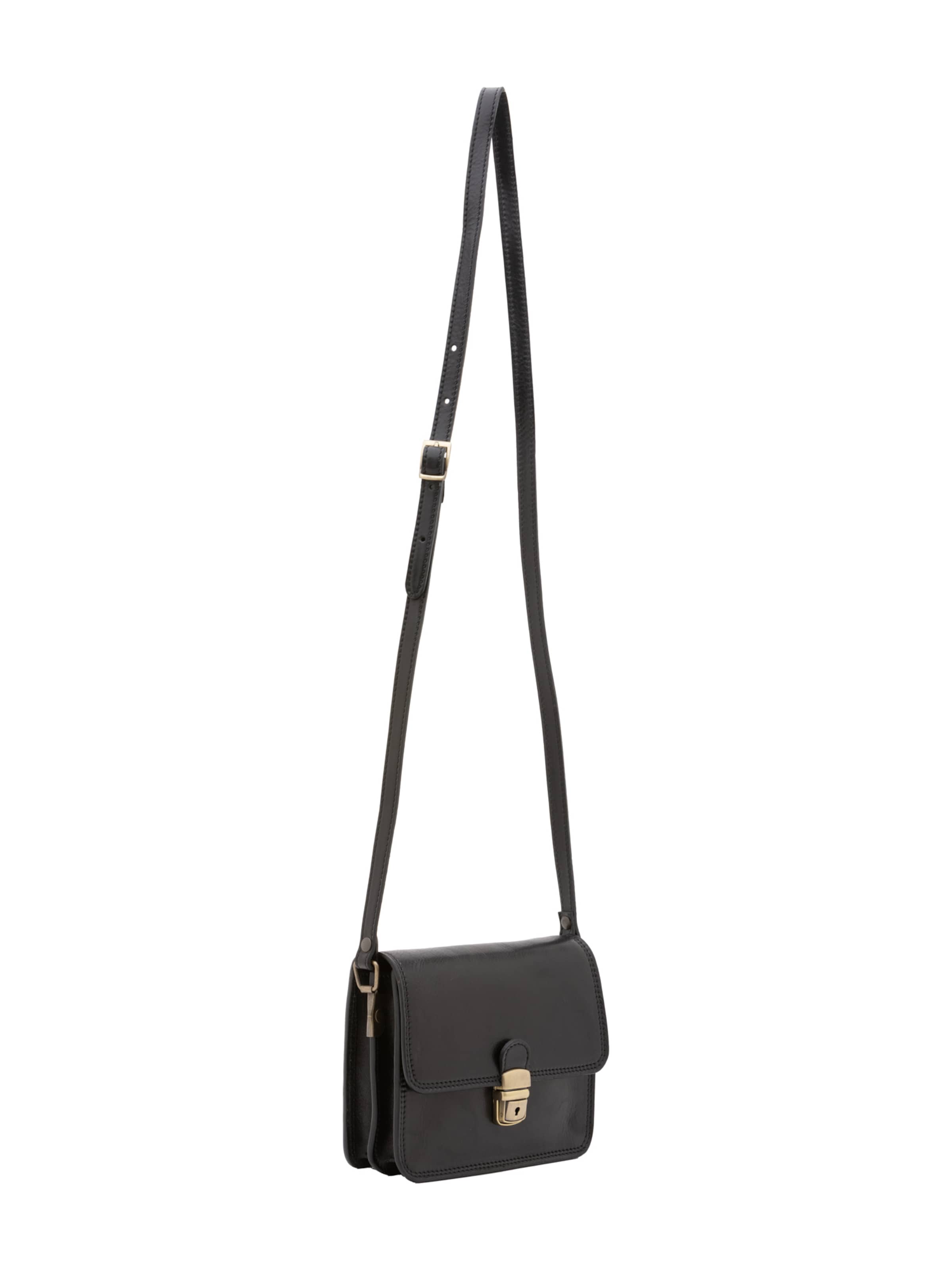 Viola Castellani Crossbody Bag in Black: front