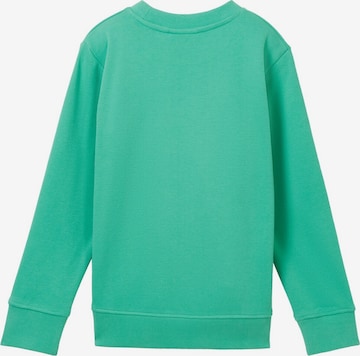 TOM TAILOR Sweatshirt in Green