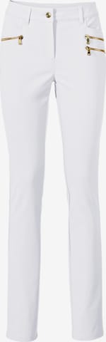 heineSkinny Hlače - bijela boja: prednji dio