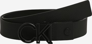 Ceinture Calvin Klein en noir : devant