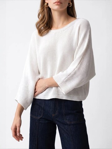 Pulover 'Pullover' de la MixRay pe alb