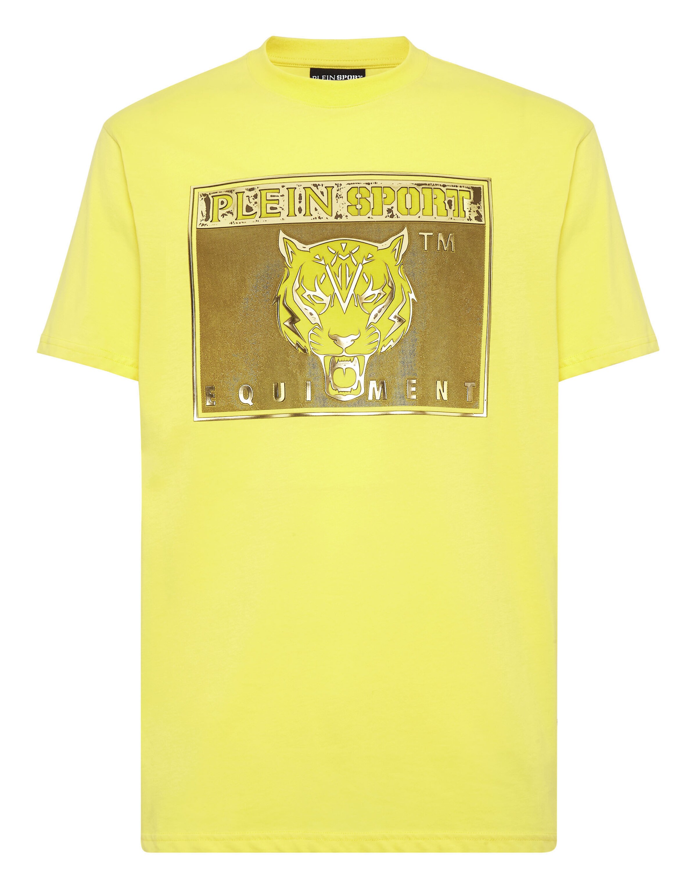 Plein Sport - Camiseta en amarillo: frente
