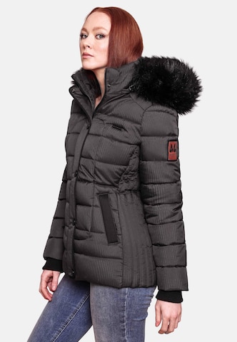 MARIKOO Winter Jacket 'Unique' in Grey