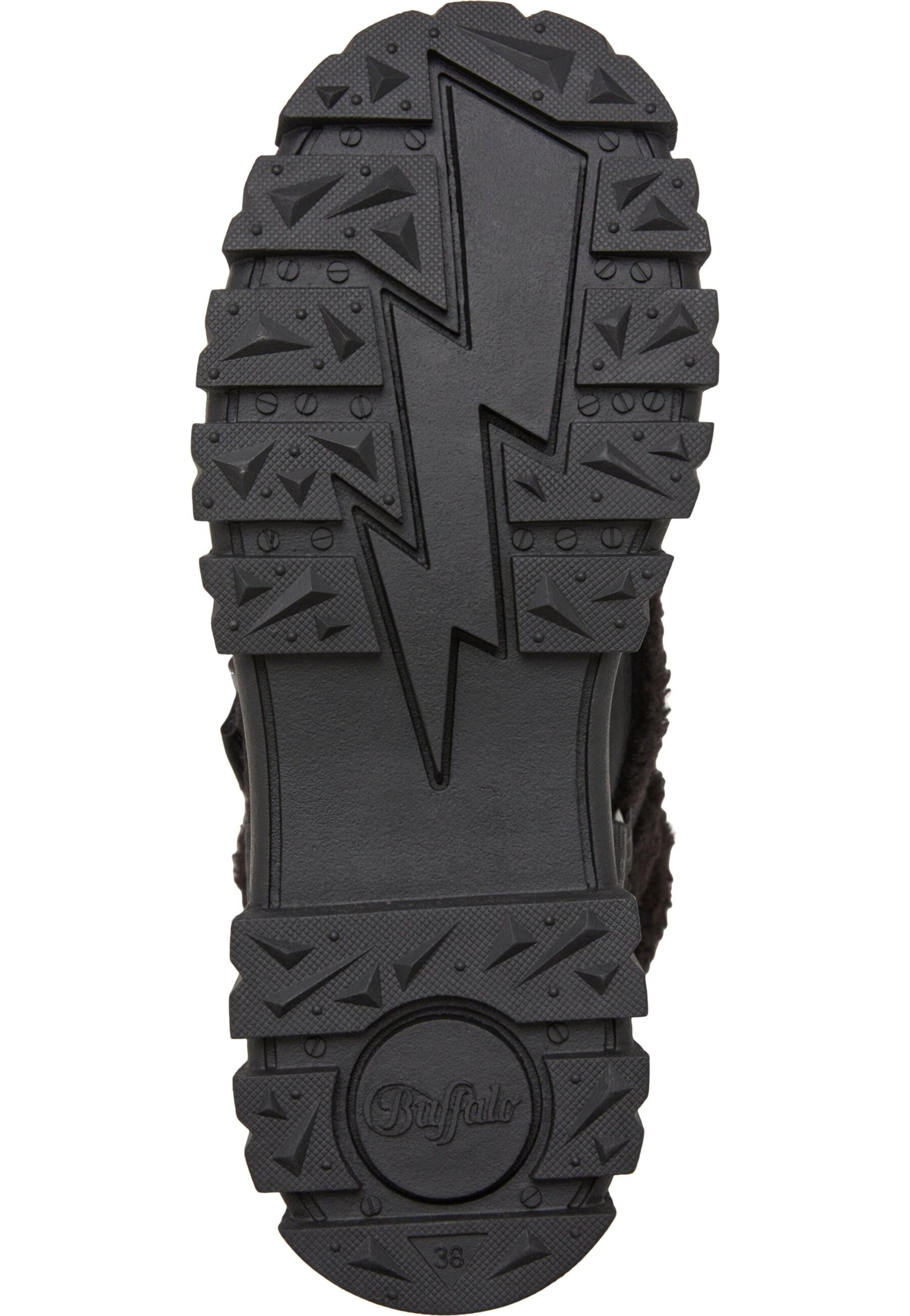 BUFFALO - Botines con cordones 'Aspha' en negro