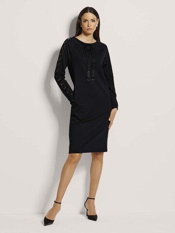 Robe MADELEINE en noir : devant