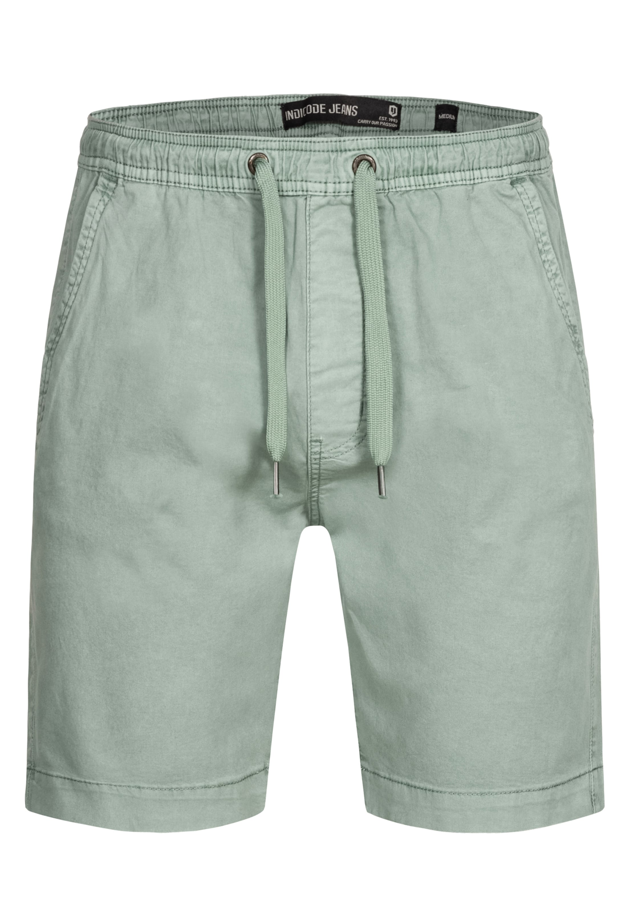 INDICODE JEANS Broek 'Kelowna' in Groen: voorkant