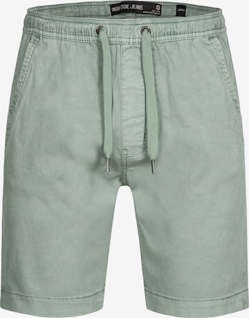 Regular Pantalon 'Kelowna' INDICODE JEANS en vert : devant