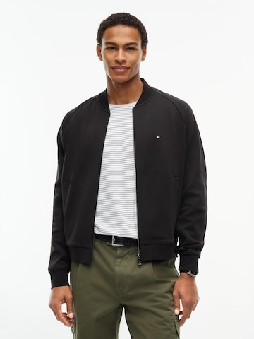 TOMMY HILFIGER Mikina 'ESSENTIAL' – černá: přední strana