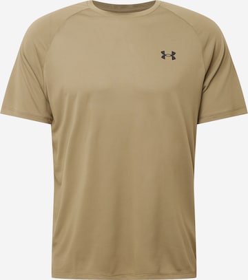UNDER ARMOUR Λειτουργικό μπλουζάκι 'Tech 2.0' σε πράσινο: μπροστά