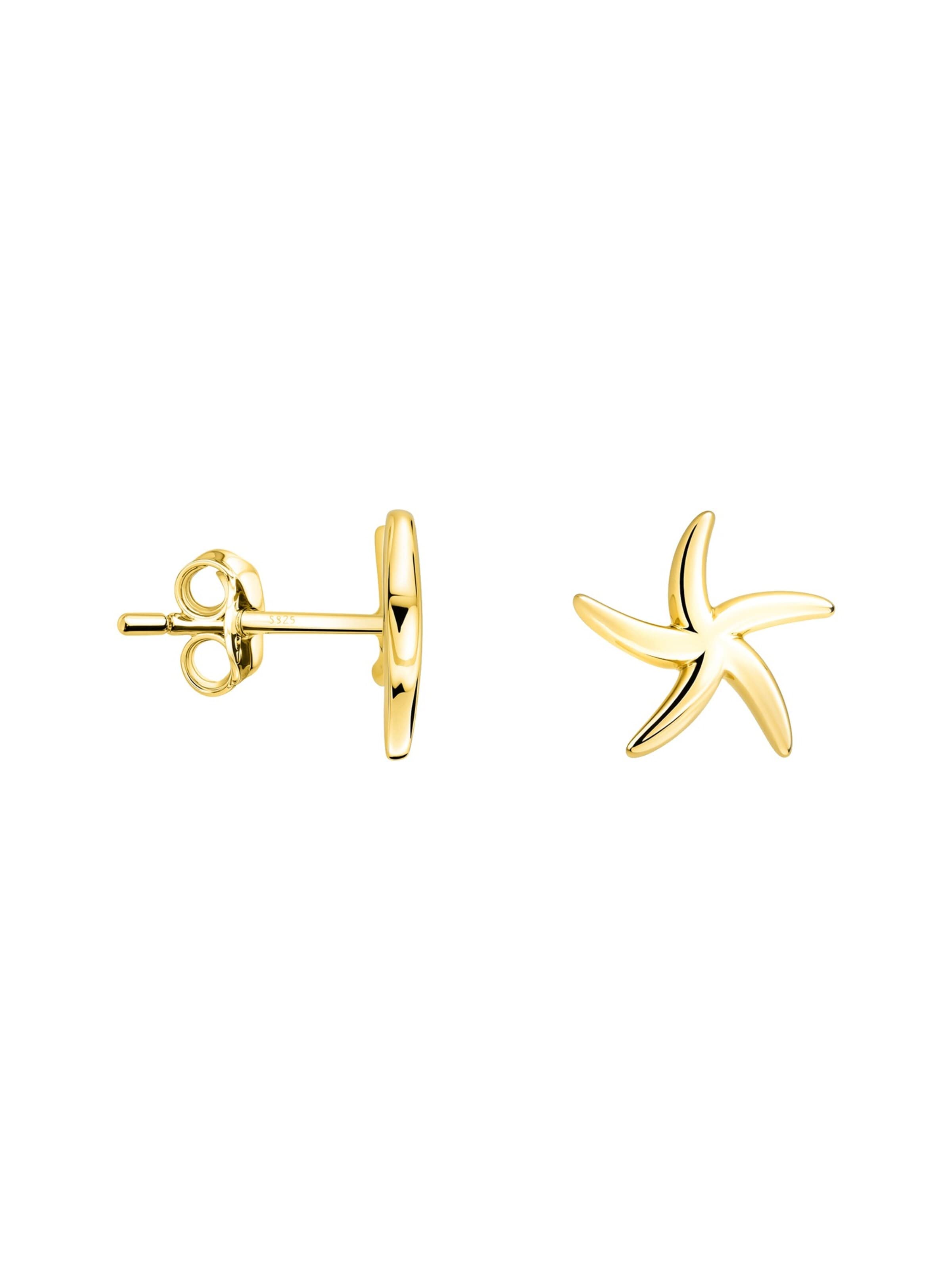 Sofia Milani Earrings 'Star' in Gold: front