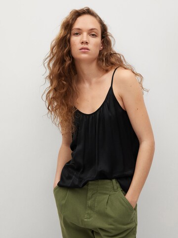 MANGO Top 'BET' in Black: front