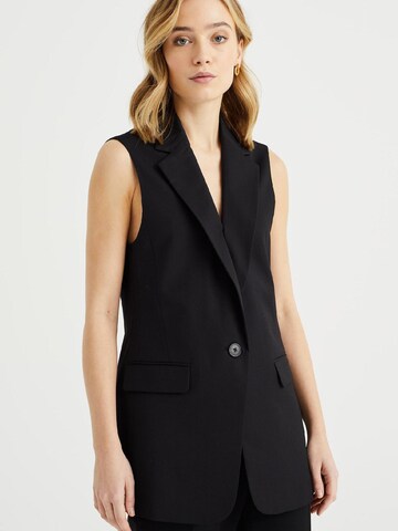 WE Fashion Suit vest in Black: front