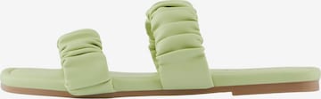PIECES Mules 'Lena' in Green: front