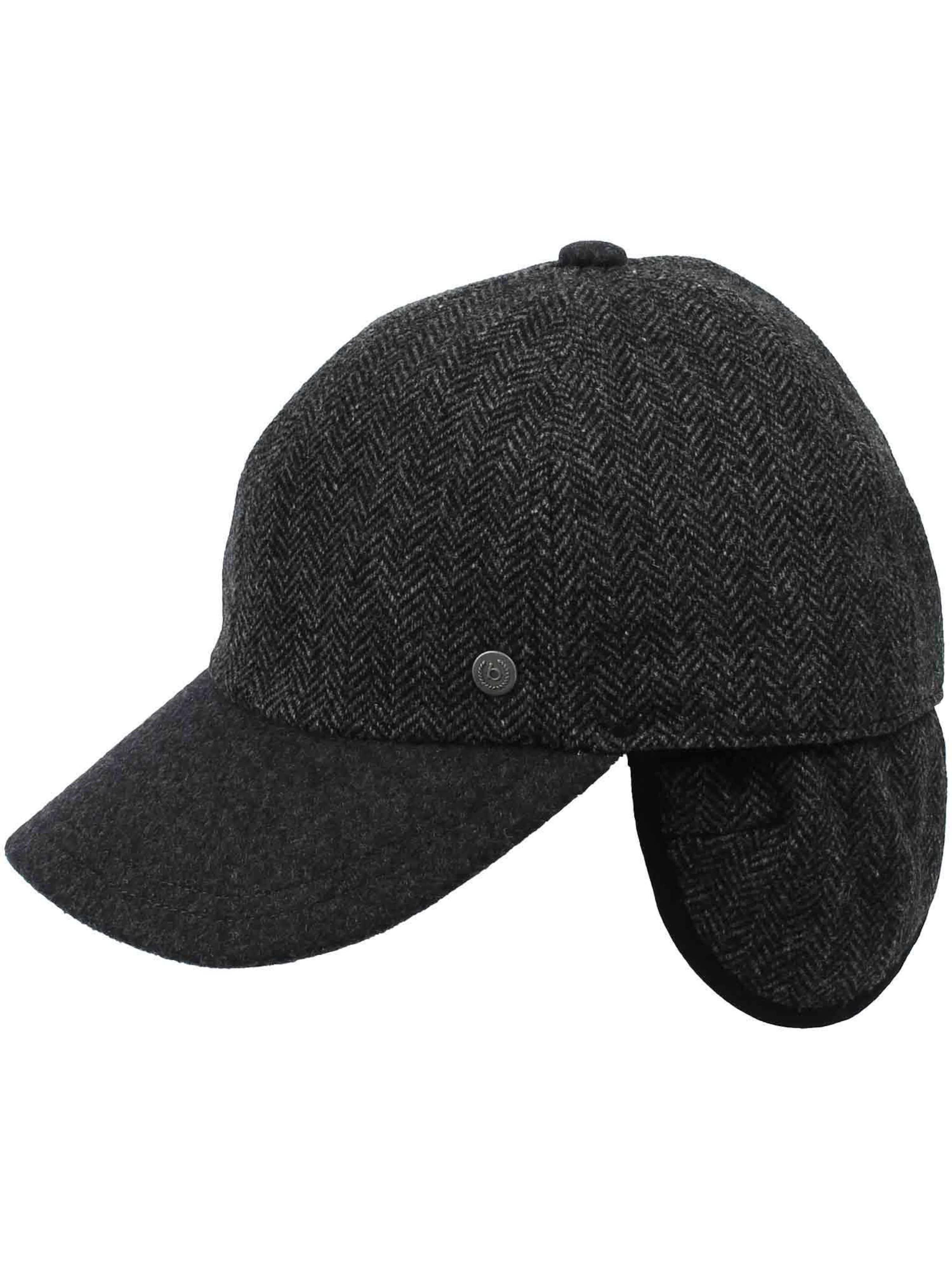 bugatti Cap in Black: front