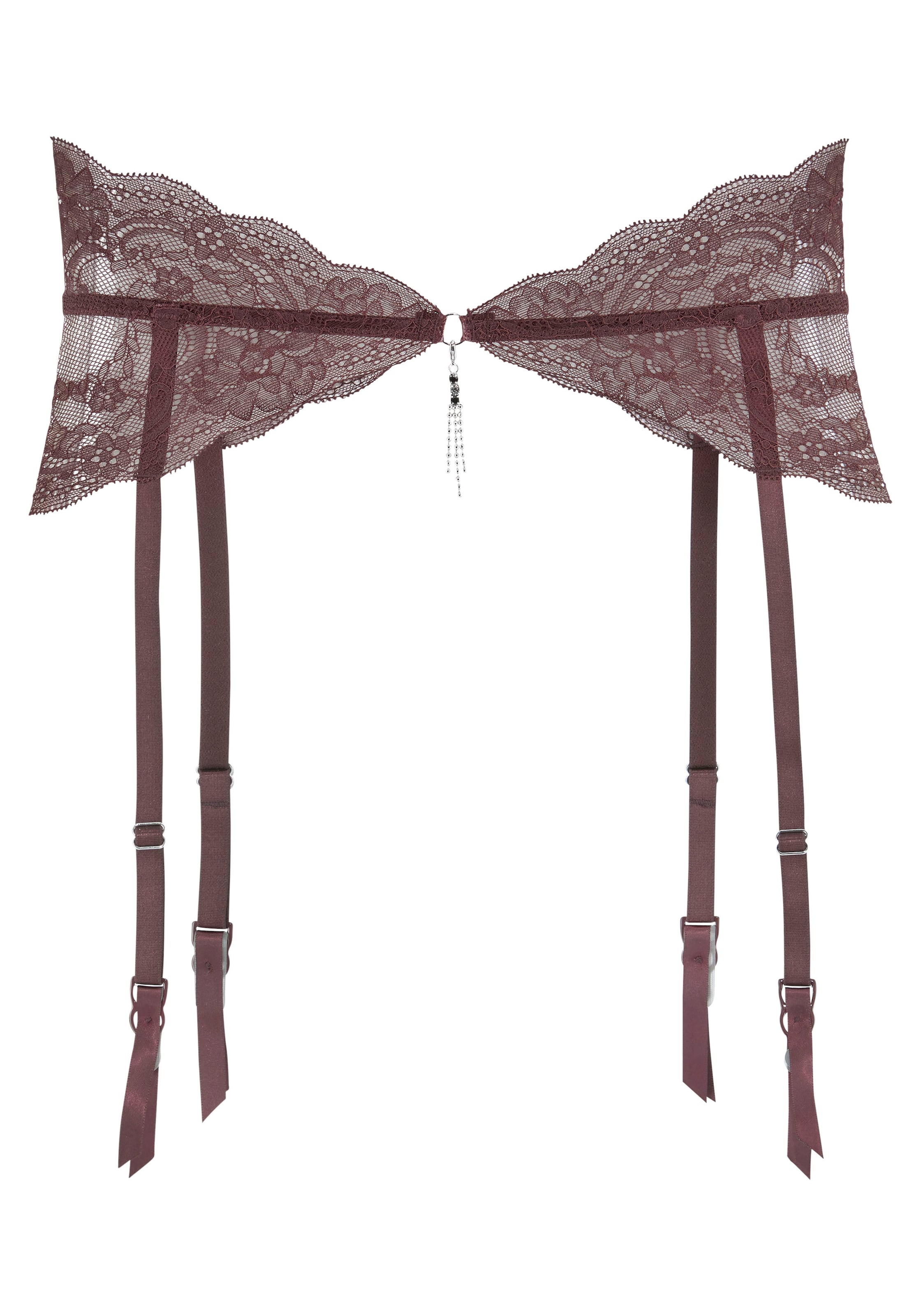 LASCANA Подвязка для чулок в Красный: спереди