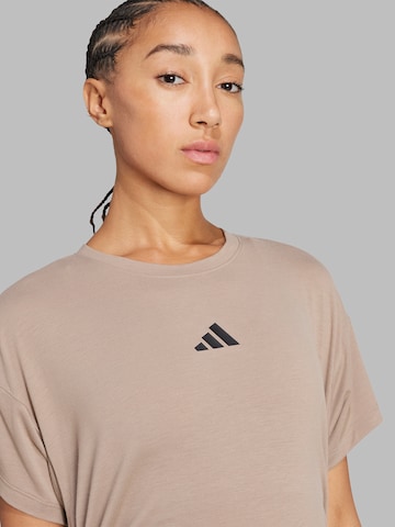 ADIDAS PERFORMANCE Koszulka funkcyjna 'Power' w kolorze beżowy