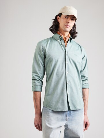 Regular fit Camicia 'Rickert' di BOSS in verde: frontale
