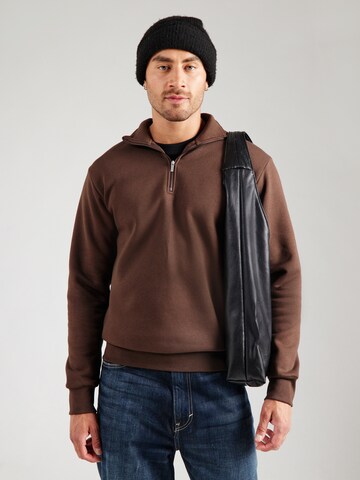 SELECTED Bluzka sportowa 'SLHDAN' w kolorze brązowy: przód