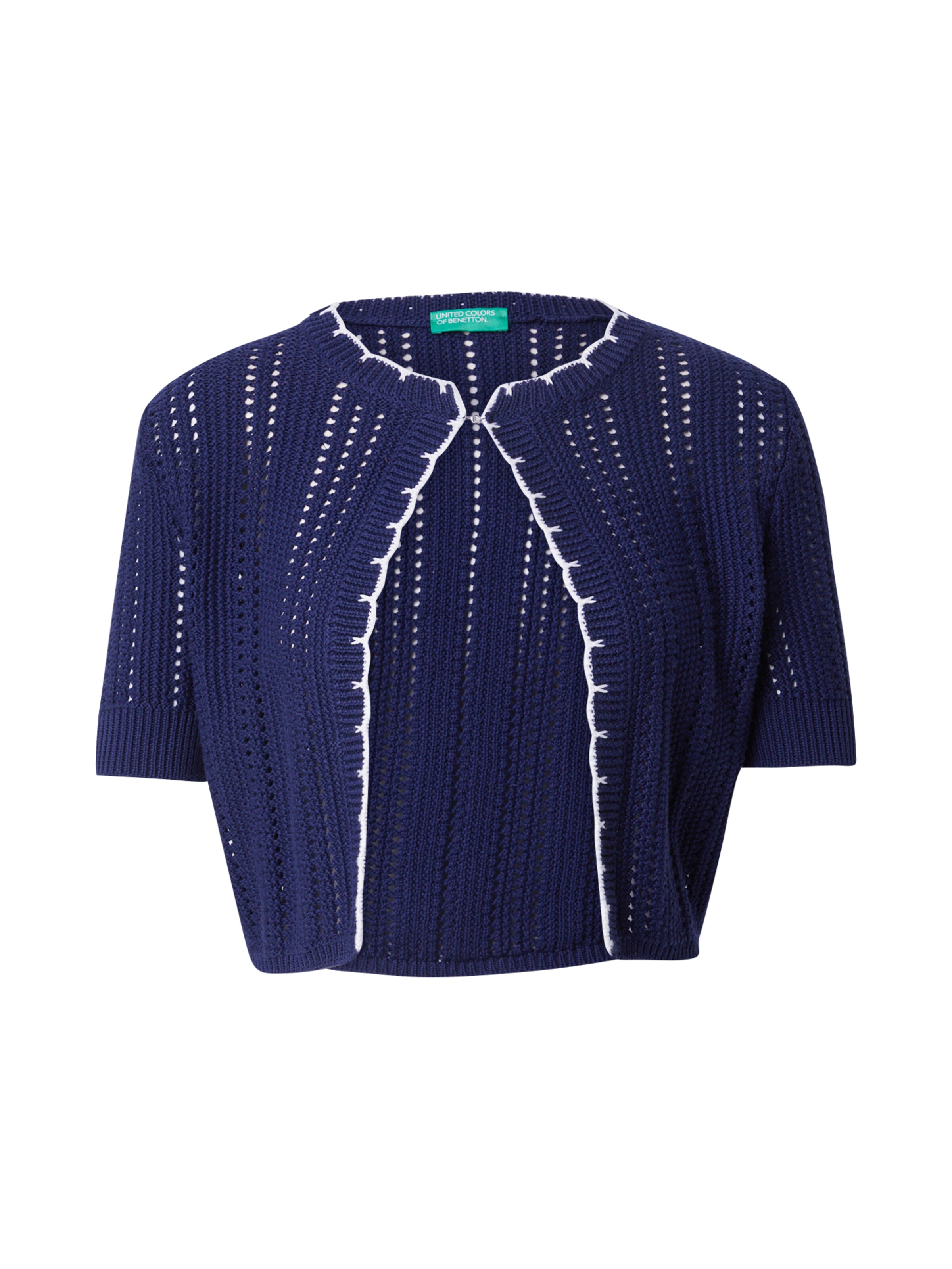 UNITED COLORS OF BENETTONKardigan - plava boja: prednji dio