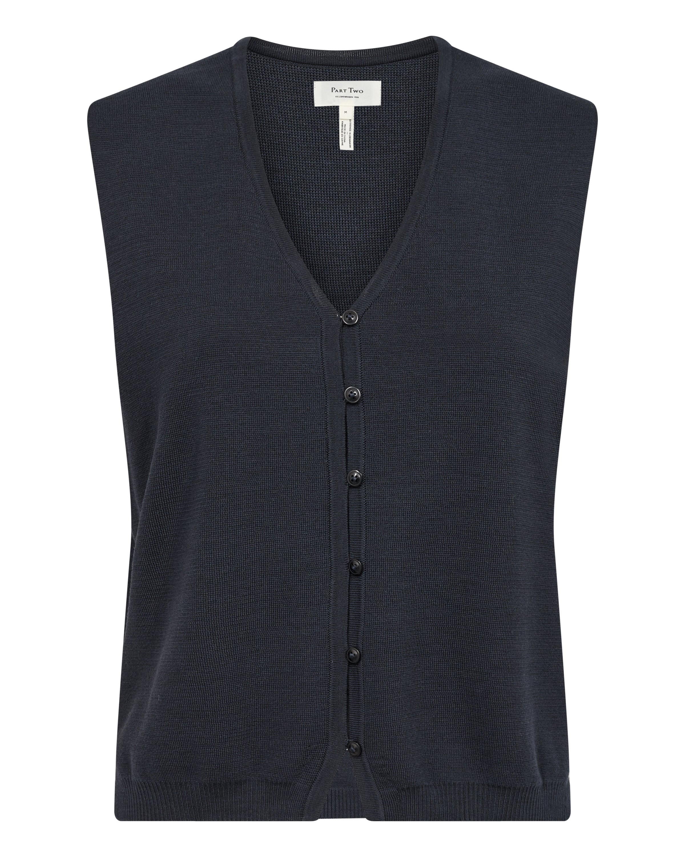 Part Two Vest 'Natika' i blå: forside