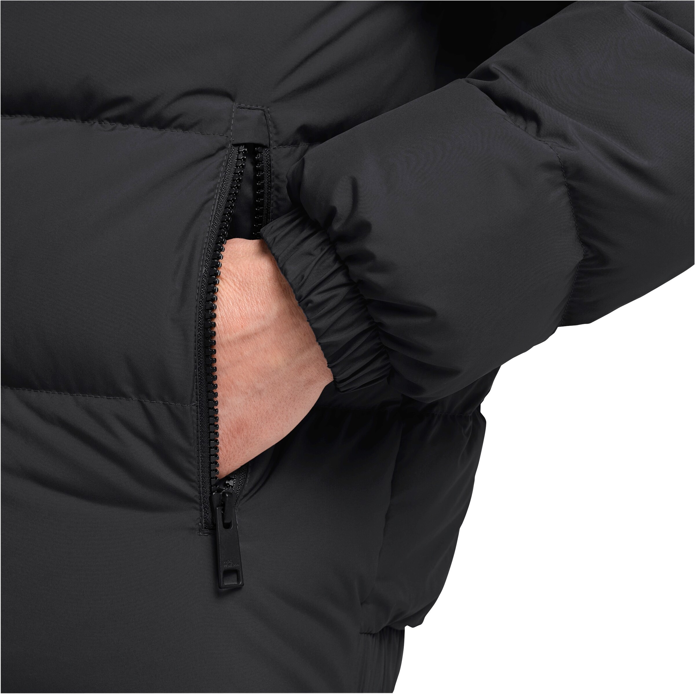 JACK WOLFSKIN Winter Jacket in Black