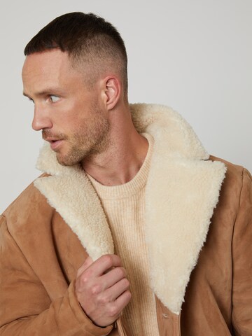 DAN FOX APPAREL Between-Seasons Coat 'Ilias' in Beige