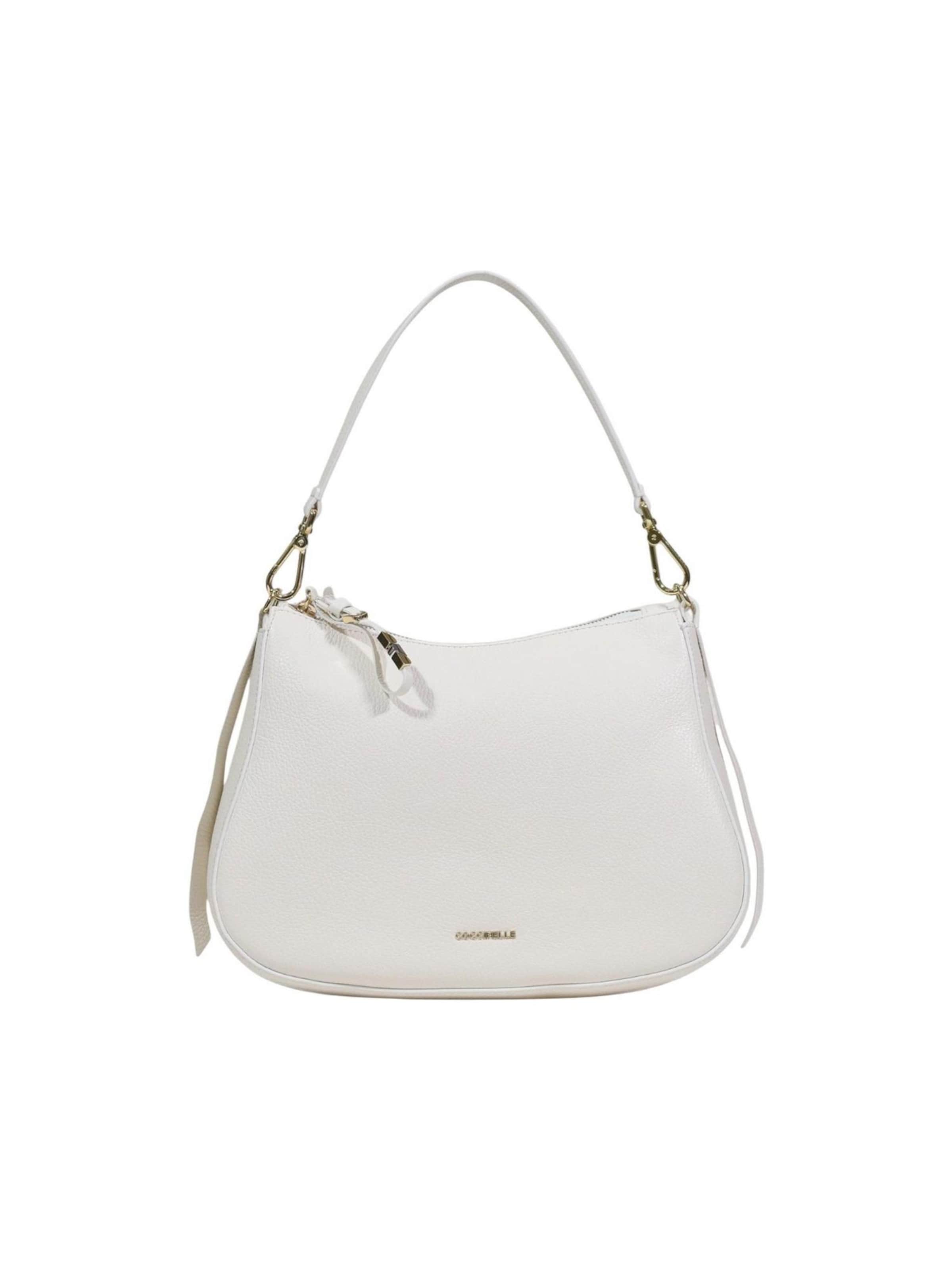 Coccinelle - Bolso de hombro 'E1 U45 13 02 01 - NORY' en blanco: frente