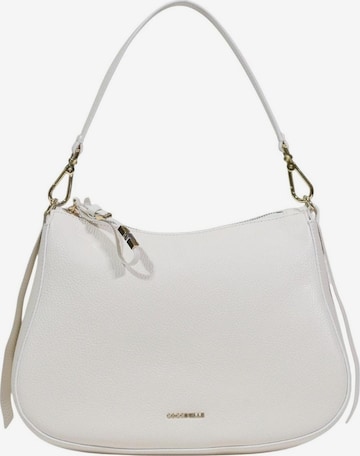 Coccinelle Skuldertaske 'E1 U45 13 02 01 - NORY' i hvid: forside