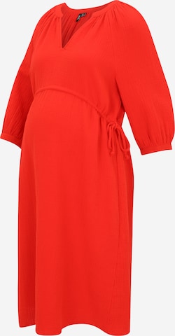 raudona Vero Moda Maternity Suknelė 'VMMBEVERLY': priekis