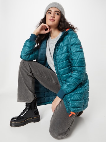 Manteau mi-saison Blutsgeschwister en bleu