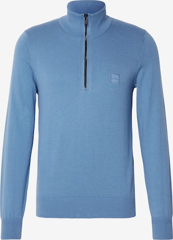 BOSS Sweater 'Kanobix_S' in Blue: front
