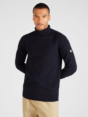 Bruun & Stengade - Pullover 'Bjørn' em azul: frente