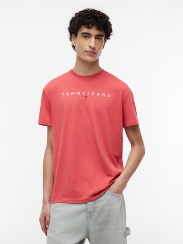 Tommy Jeans Paita värissä punainen: etupuoli