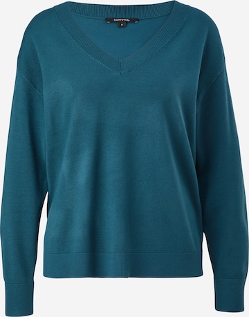 Pull-over COMMA en bleu : devant