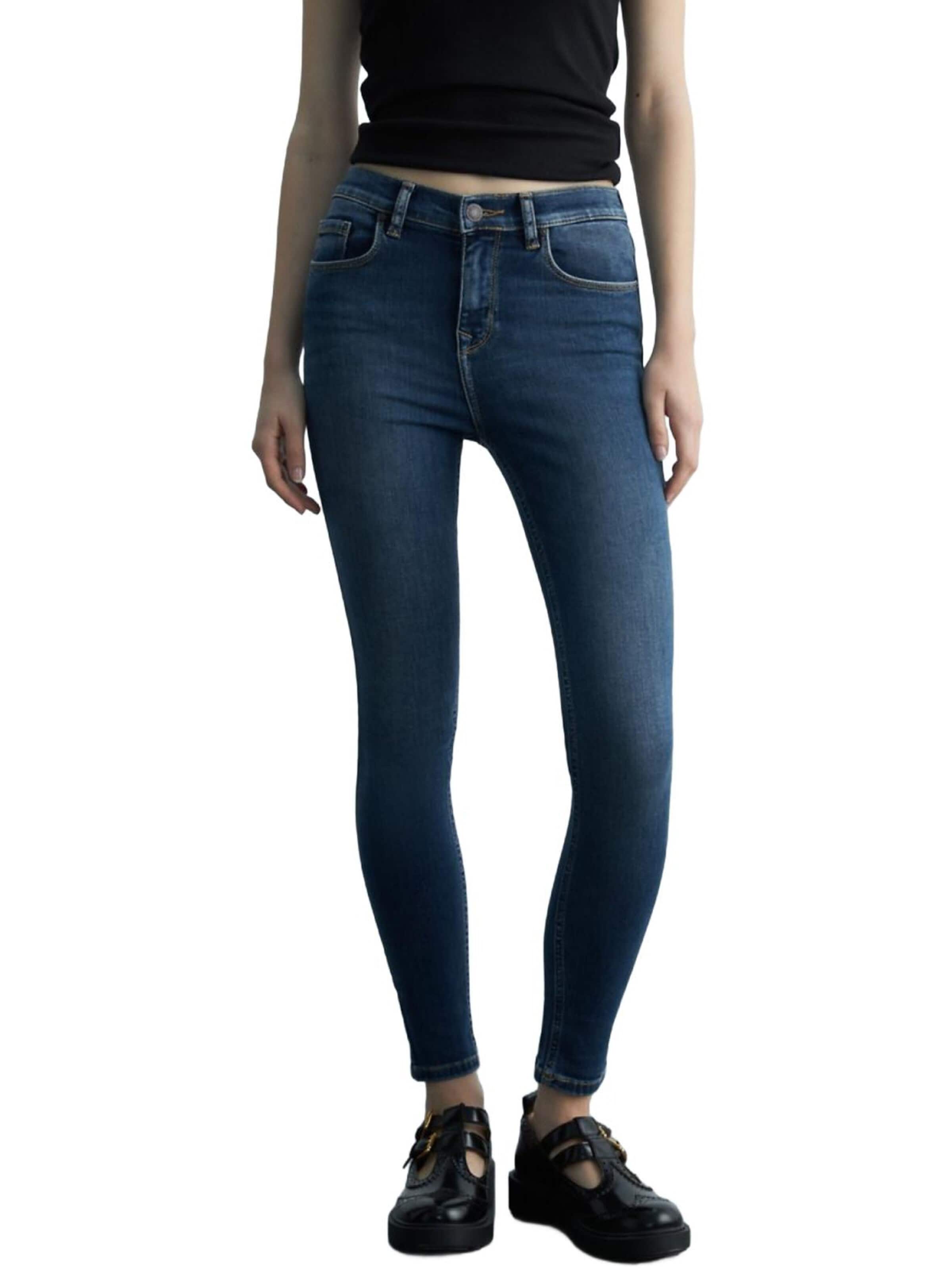 LTB Jeans - Skinny Vaquero 'LTB Jeans Tanya X Skinny Leg Mid Waist Jeanshose' en azul